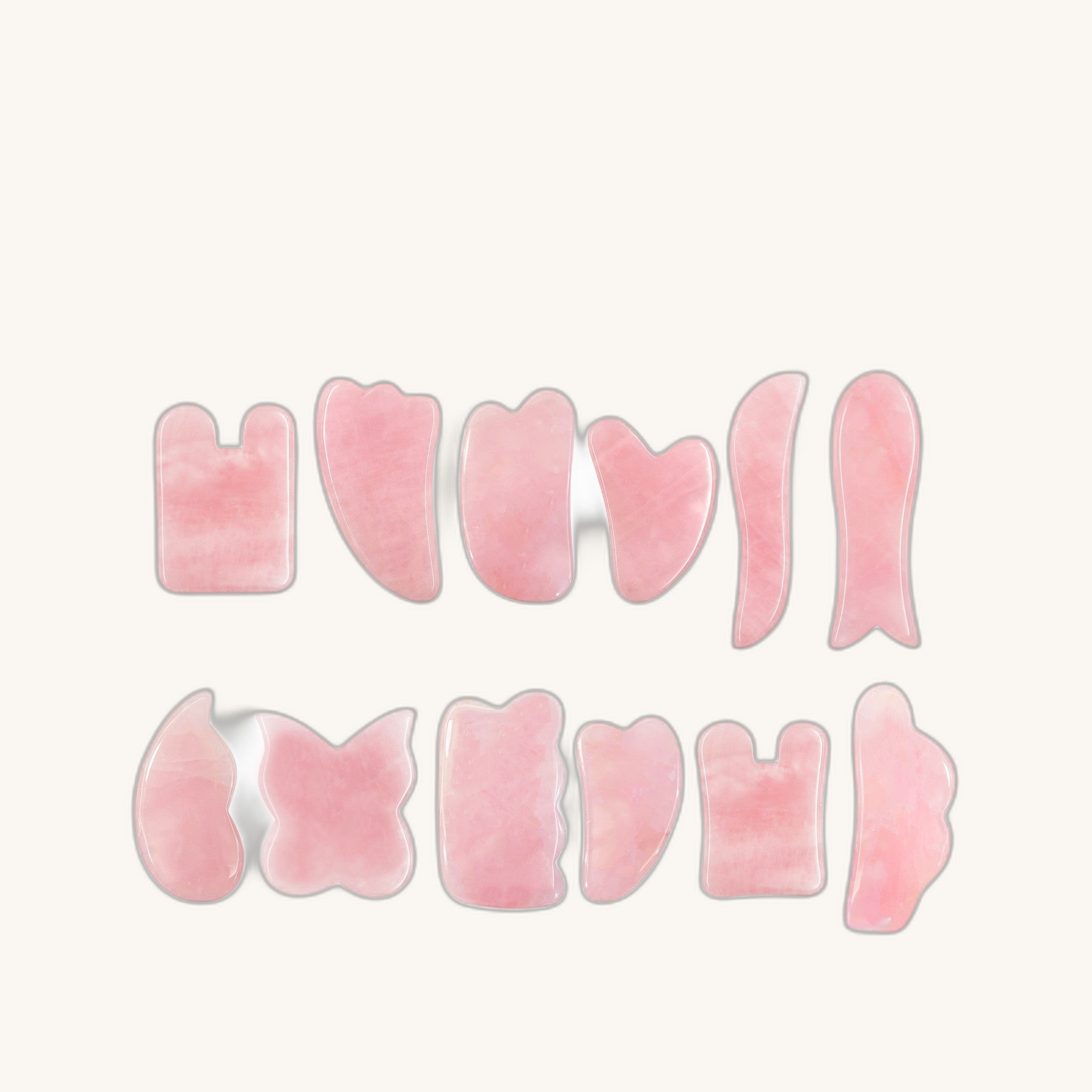 Jade Gua Sha-massasjeren — hjerteformet